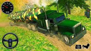 Uphill Offroad Army Oil Truck Driving Simulator 3D - Oil Transport Tanker Truck - Android Gameplay screenshot 3