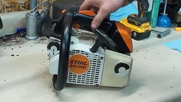 Stihl MS200t Tear Down, Troubleshoot, Repair