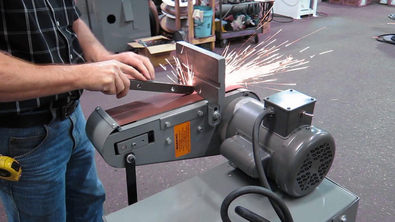 Kalamazoo Industries BG448 Industrial Belt Grinder (Platen grinding