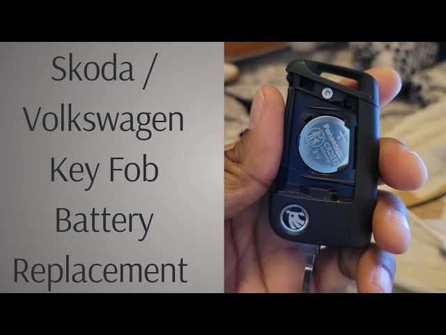 ŠKODA KAROQ 2017 - 2020 Remote Battery Replace, easy to follow how 222's &  guides kessy key VW 