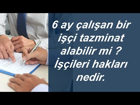 Video: Aylık tazminat nedir?