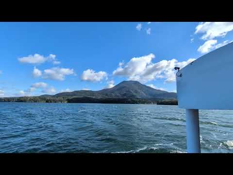 阿寒湖遊覧フェリーからの景色 #北海道 #道東旅行 #阿寒湖 #遊覧フェリー #雄阿寒岳