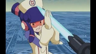 【ロックマンエグゼStream 戦闘シーン】ロック&ガッツ&メディvsナビブラック