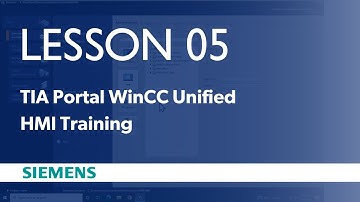 Lesson 05 - Connect 1500 PLC to Unified Comfort Panel | Siemens HMI Training