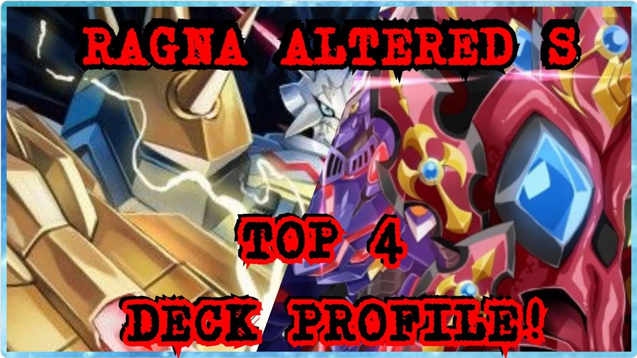 TOP 4 RAGNALOARDMON  ALTERED S DECK FEATURE BT05 FORMAT! 
