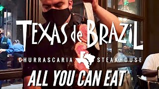 Las Vegas ALL YOU CAN EAT STEAK Texas de Brazil Restaurant