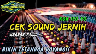 CEK SOUND JERNIH INSTRUMEN DANGDUT BASS GLERR, CEK SOUND HAJATAN, KOK ISO YO