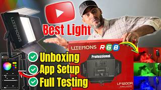 Godox Litemons LP1200R RGB Led Light Panel Unboxing &amp; Full Review | Godox Light App Tutorial