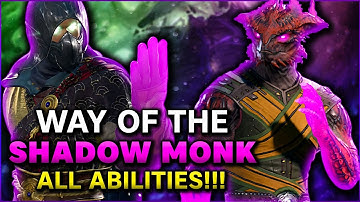 Way Of The Shadow Monk - All Attacks And Abilities - Baldur