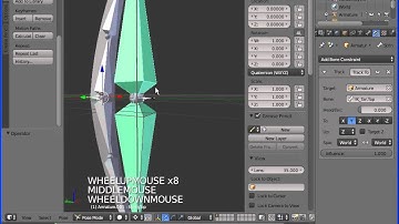 Rigging a Bow in Blender 2.70