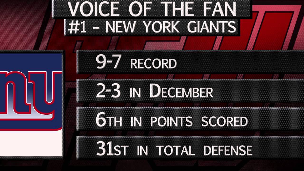 Are the New York Giants the NFL's best nonplayoff team? Voice of the