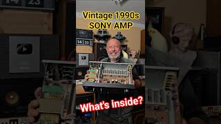 DECONSTRUCTION SONY Vintage Stereo Amplifier What's inside HiFi Amp
