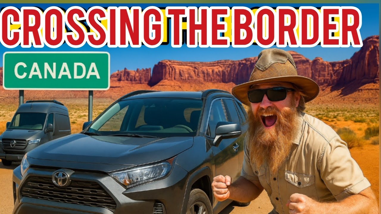🇺🇸🇨🇦 Crossing the U.S.– Canada Border | Nomadic Road Trip from Montana to Alberta!