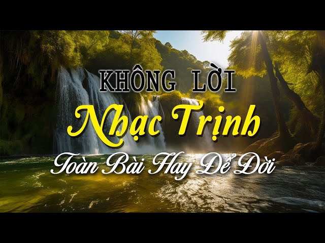 Không Lời Nhạc Trịnh Toàn Bài Hay Để Đời, Hòa Tấu Những Bản Tình Ca Bất Hủ Của Ns Trịnh Công Sơn class=