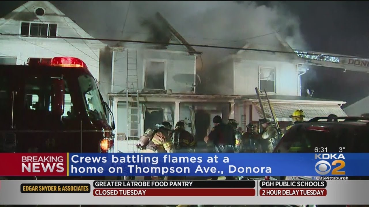 Crews Battle Overnight Fire In Washington County - YouTube