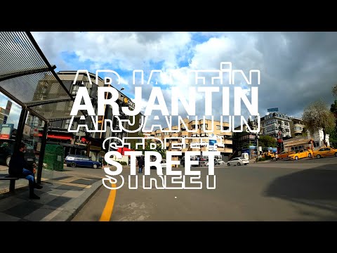 Arjantin Street in Ankara Turkey during COVİD-19 [4K]