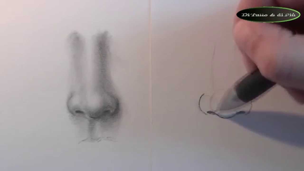 Disegnare Naso A Matita Draw In Pencil Nose 3 Youtube
