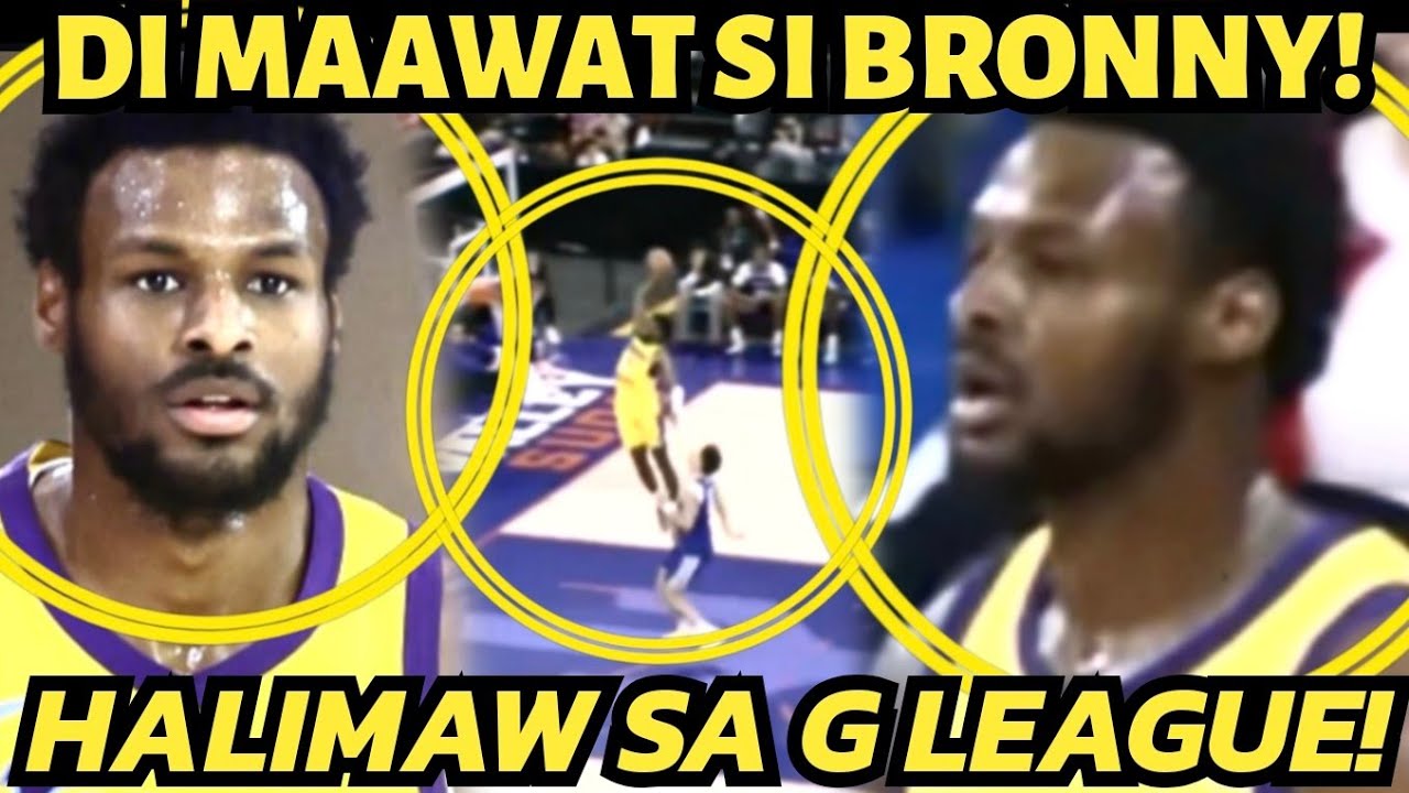 WOW! Ibang Klaseng HALIMAW si Bronny sa G LEAGUE! Wala Maka AWAT! Hindi MAPIGILAN! 