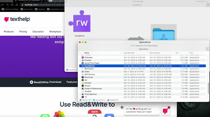 Installing Read&Write