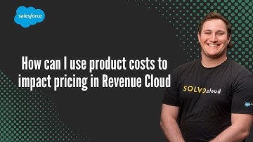 How can I use product costs to impact pricing in Revenue Cloud