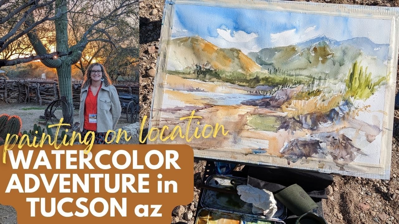 What Happened In Tucson Watercolor Workshop Recap Angela Fehr 