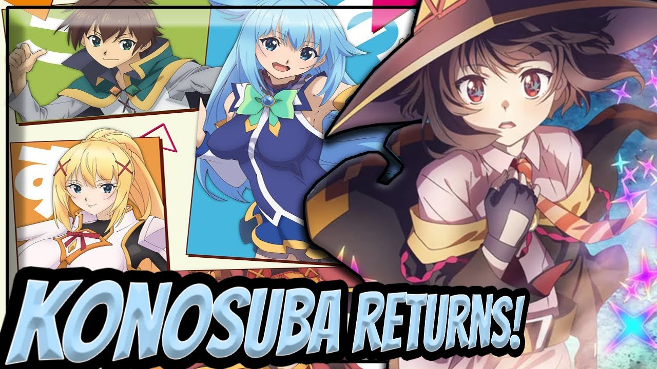 Konosuba vai ter 3 novos mangá spinoff