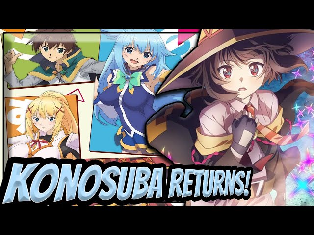 Konosuba - New Key Visuals for S3 & Megumin Spinoff (HQ) : r/Konosuba