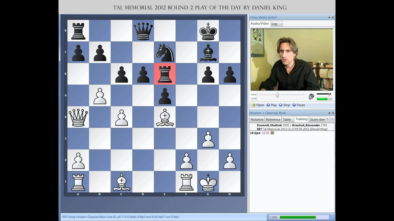 Tal Memorial 2012 Round 2 Play of the Day by Daniel King: Kramnik - Grischuk