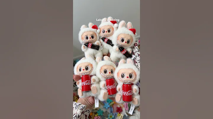 unbox my Labubus with me #labubu #popmart #labubumonster #asmr #shorts