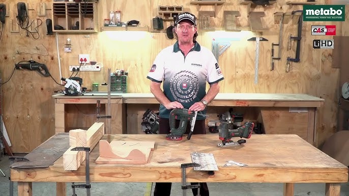 Metabo 710 Watt electronic orbital jigsaw STEB 100 Quick - YouTube