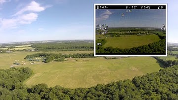DJI F550 - Autonomous flight with IOSD overlay