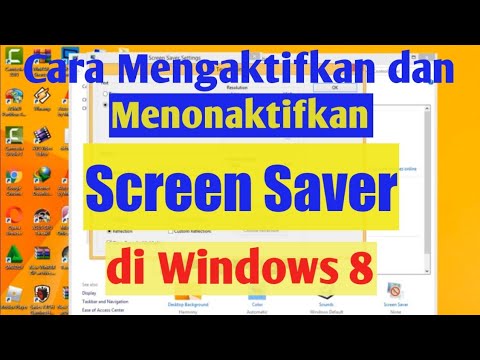 Cara Mengaktifkan dan Menonaktifkan Screen Saver di Windows 8 by Channel Zahby