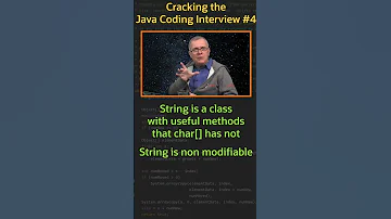 #java Вопрос 4. Отличия между String и char[]