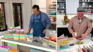 Ecolution 10-Piece Reusable Stand Up Food Storage Bags on QVC