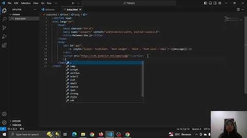 Tutorial Membuat Sebuah Tampilan Halaman Website Menggunakan Dasar-Dasar Vue.js | TUTY ALAWIYAH