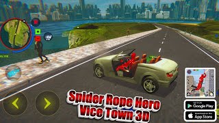 Spider Rope Hero Vice Town 3D Gameplay || Spider Rope Hero Vice Town 3D Android iOS Mobile Gameplay screenshot 4