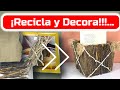 IDEAS FÁCILES CON RAMAS SECAS - MANUALIDADES en CARTÓN