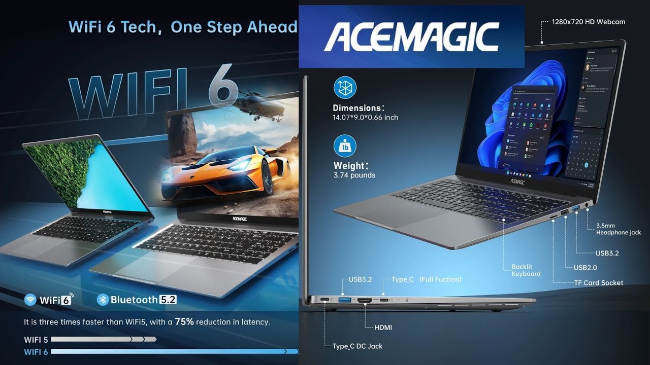 ACEMAGIC Ryzen 7 5700U Laptop Review | Beats Intel i7? ? - YouTube
