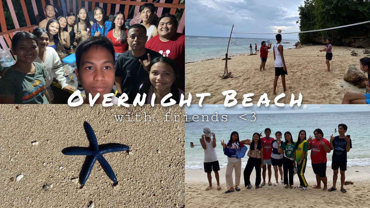 beach night with the right people ♡