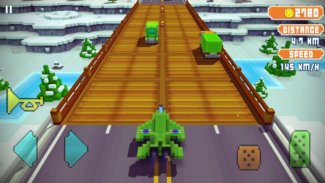 BLOCKY HIGHWAY : TRAFFIC RACING ( LEVEL 43 ) ANDROID GAMEPLAY
