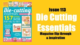 Die Cutting Essentials Issue 113 @CraftStashcoukTV