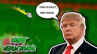 Top 5 Easiest Medium Demons - Geometry Dash