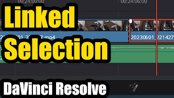 Why is Davinci Resolve Selecting and Splitting only the Video and not the Audio (Linked selection)