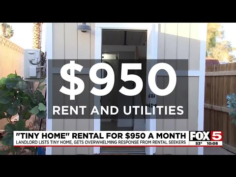 Las Vegas ‘tiny home’ gets overwhelming demand from desperate renters