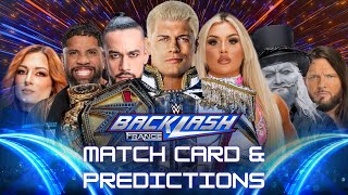 WWE Backlash 2024 - Winner Prediction