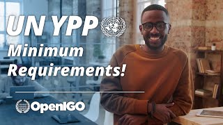 UN YPP - Minimun Requirements!