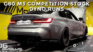 G80 M3 Competition Stock Dyno - How much power does it make?