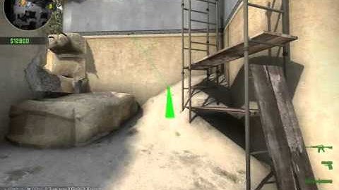 De_Dust2 flash for retake bombsite B