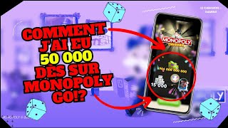 COMMENT AVOIR 50 000 DÉS GRATUITEMENT SUR MONOPOLY GO!?