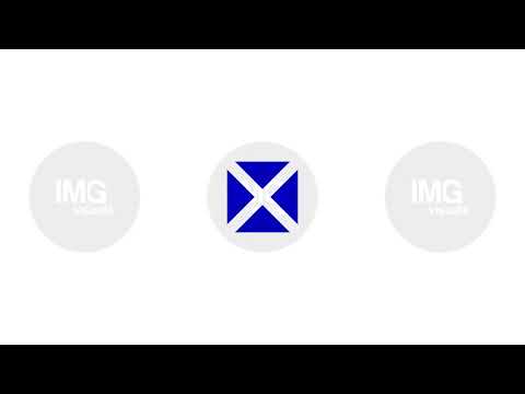 Triangles assembling in square loading animation